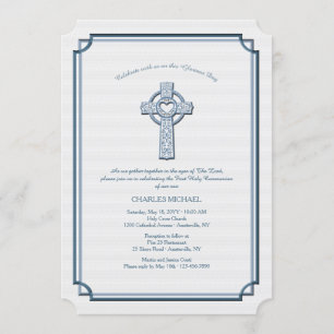 Reverent Cross Religious Invitation