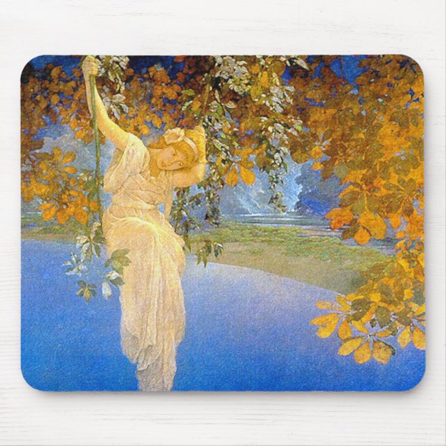 Reveries - by Maxfied Parrish Mouse Mat (Front)