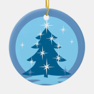 Reversable Ornament Snow Trees Decorations