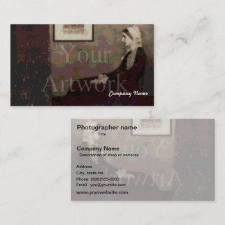 Reverse Art on Back Business Card