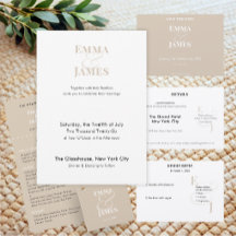 Reverse Champagne Ampersand Wedding | Save the