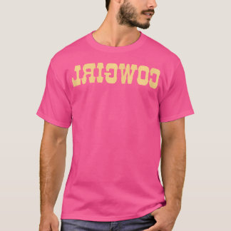 Reverse Cowgirl Yee Haw Rodeo Western Country Sout T-Shirt