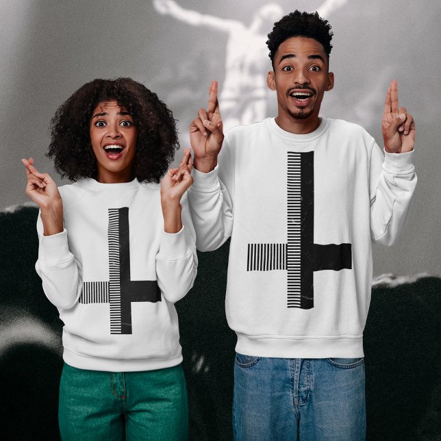 Reverse Cross Sweatshirt (Creator Uploaded)