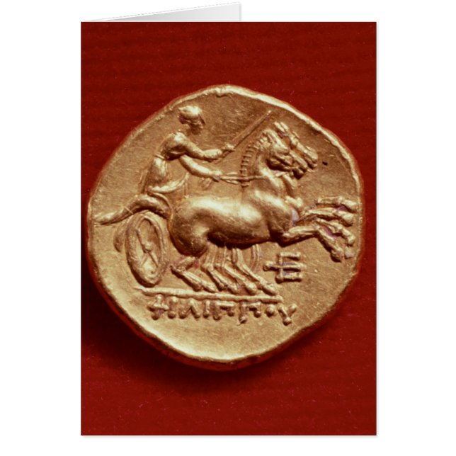 Reverse of a stater of Philip II  of Macedonia (Front)