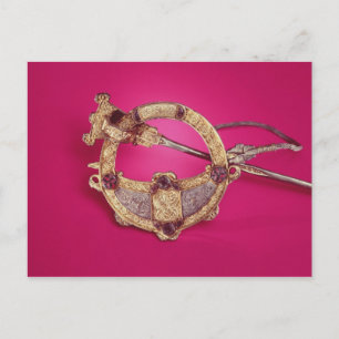 Reverse of the Tara Brooch Postcard