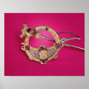 Reverse of the Tara Brooch Poster