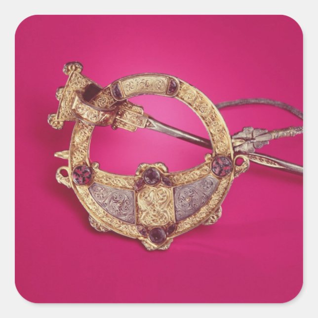 Reverse of the Tara Brooch Square Sticker (Front)