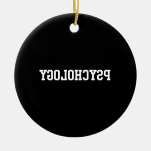 Reverse Psychology Ceramic Tree Decoration