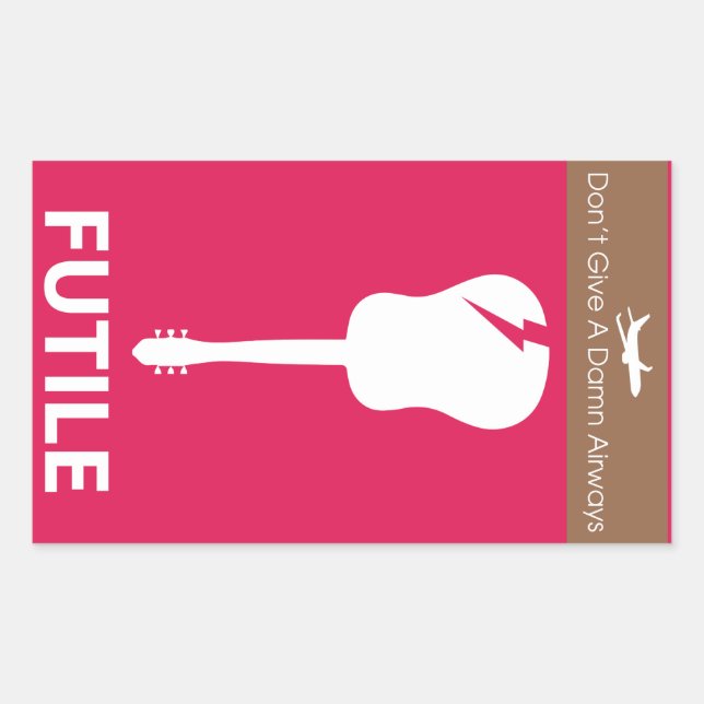 Reverse Psychology Fragile Sticker (Front)