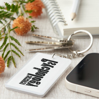 Reverse Psychology Key Ring