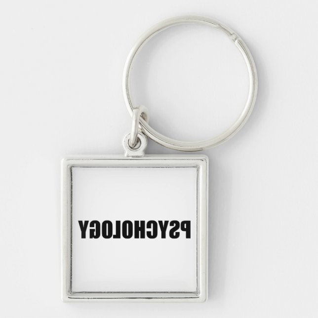 Reverse Psychology Key Ring (Front)