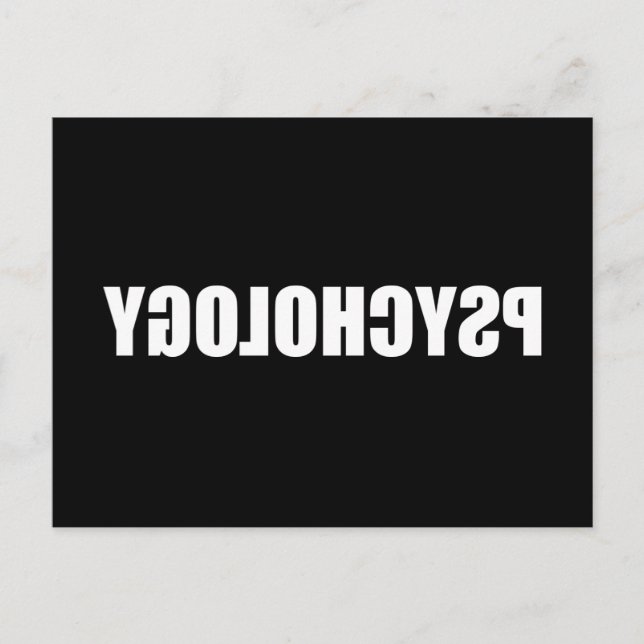Reverse Psychology Postcard (Front)