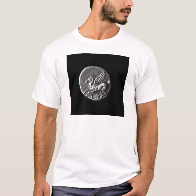 Reverse side of  coin depicting Pegasus T-Shirt (Front)