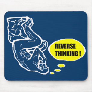 Reverse thinking mouse mat
