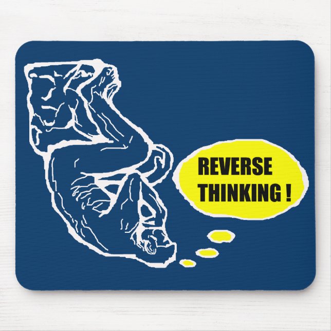 Reverse thinking mouse mat (Front)