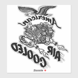 Reversed American Air-Cooled Engine Corvair Vinyl