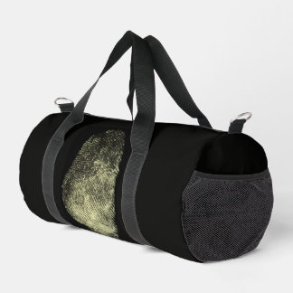 Reversed Loop Fingerprint Duffle Bag