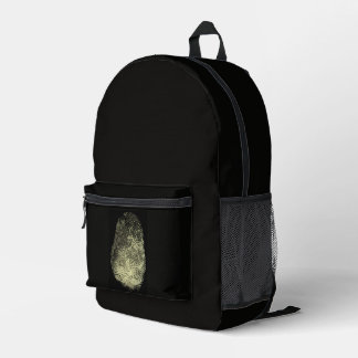 Reversed Loop Fingerprint Duffle Bag
