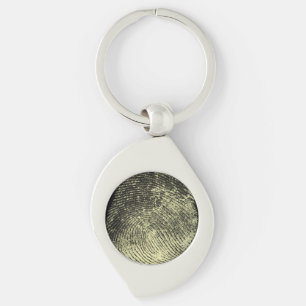 Reversed Loop Fingerprint Key Ring