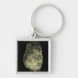 Reversed Loop Fingerprint Key Ring