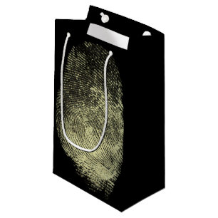 Reversed Loop Fingerprint Small Gift Bag