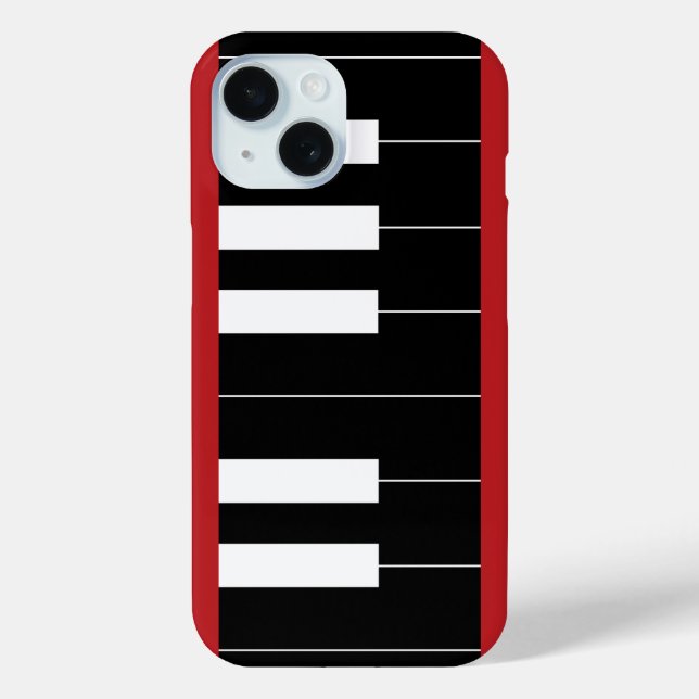 Reversed Piano Keys Case-Mate iPhone Case (Back)