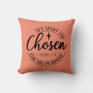 Reversible 1 Peter 2:9 Chosen Cushion