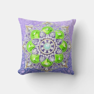 Reversible Boho Mandala Pillow 