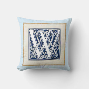 Reversible Celtic W Initial Cushion