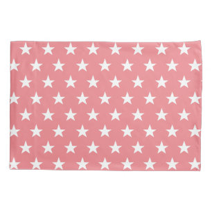 Reversible Coral Star Pillowcase