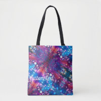 Reversible Custom Pour Boho Tie Dye Art Bag