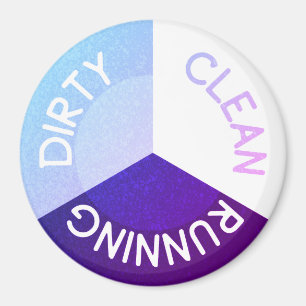 Reversible Dishwasher Clean Dirty Magnet