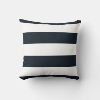 Reversible Dots & Stripes: Throw Pillow (Any Size)