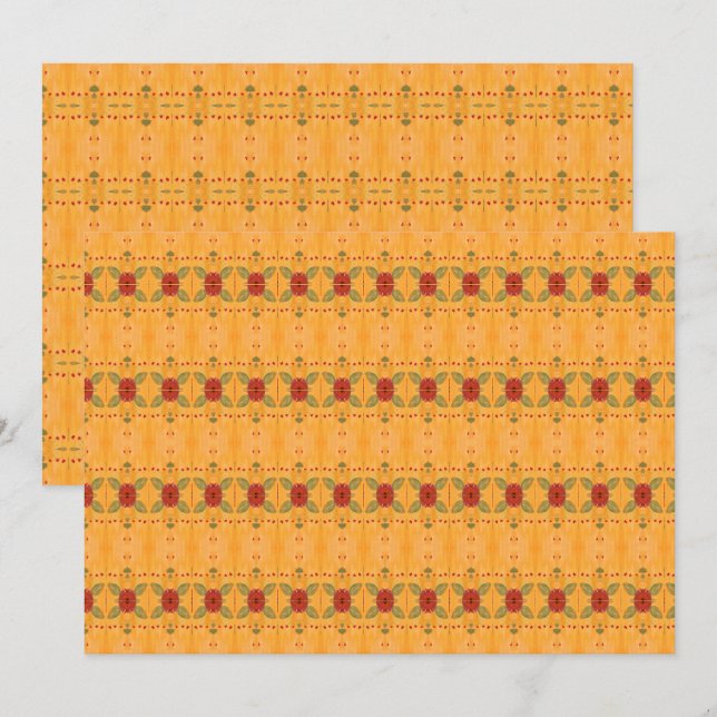 Reversible Duvet in Gold Invitation (Front/Back)
