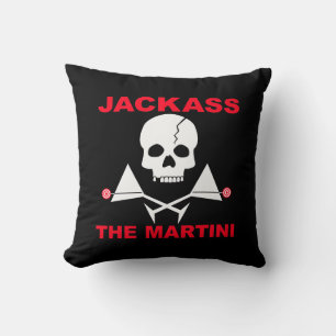 REVERSIBLE Jackass, The Martini American MoJo Pill Cushion