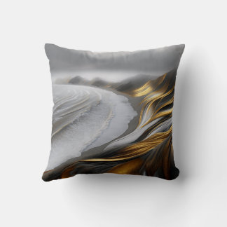 Reversible Mystic Mountain Scenery Pillow 