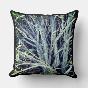 Reversible Nature's bounty Throw Pillow
