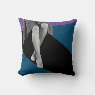 Reversible Pair of Woman Legs Cushion