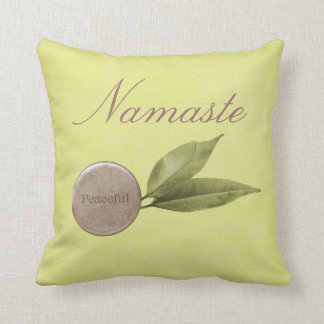 Reversible Peaceful Namaste Cushion