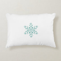 Reversible Snowflake Pillow
