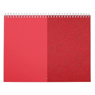 Reversible Speckled Tomato Red Wall Calendar
