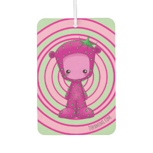 Reversible StrawberriMimi/AppleMimi Car Air Freshener