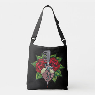 Reversible Tattoo Art Crossbody Bag