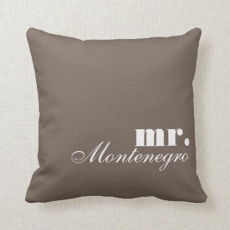 Reversible Throw Pillows Mr. and Mrs. Custom Names