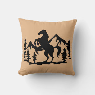 Reversible Wild Horse Cushion