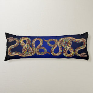 Reversible Wild Nature Boa Constrictor Snake Body Cushion