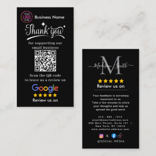 Review Google Review QR Code Google Ratings Business Card