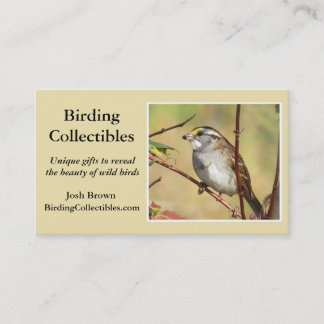 Revised BirdingCollectibles business card