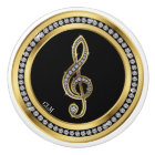Revised Bling Music Note Cabinet Knobs
