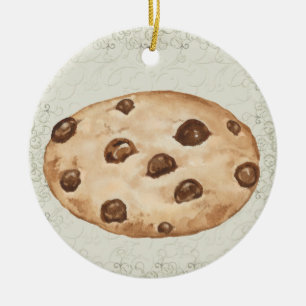 Revised Chocolate Chip Cookie - SRF Ceramic Tree Decoration